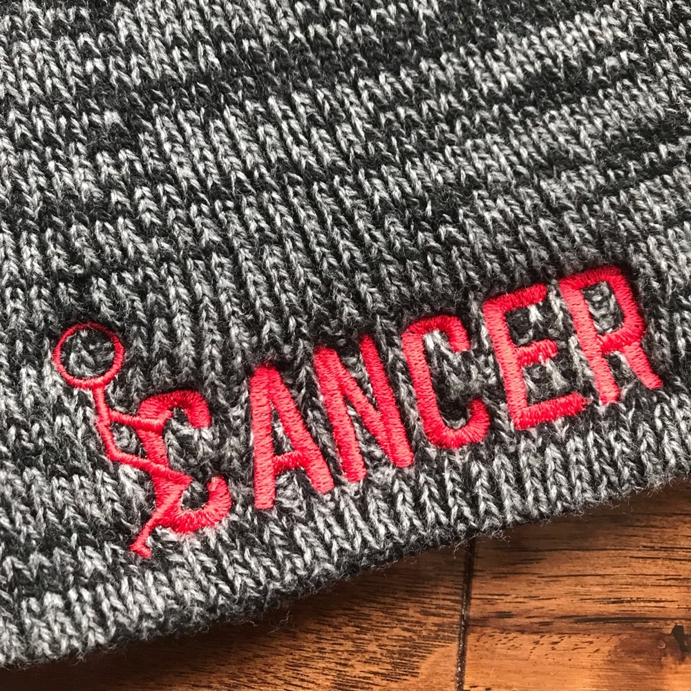 NWOT Screw Cancer Snow Cap